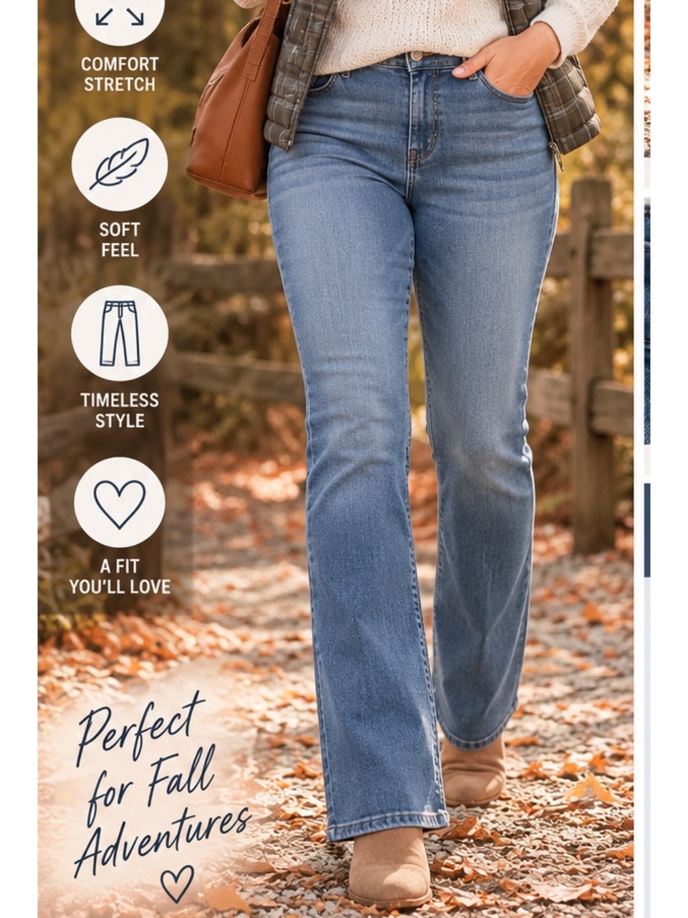 Maurices Light Blue Flare Jeans — Classic Wide Leg
